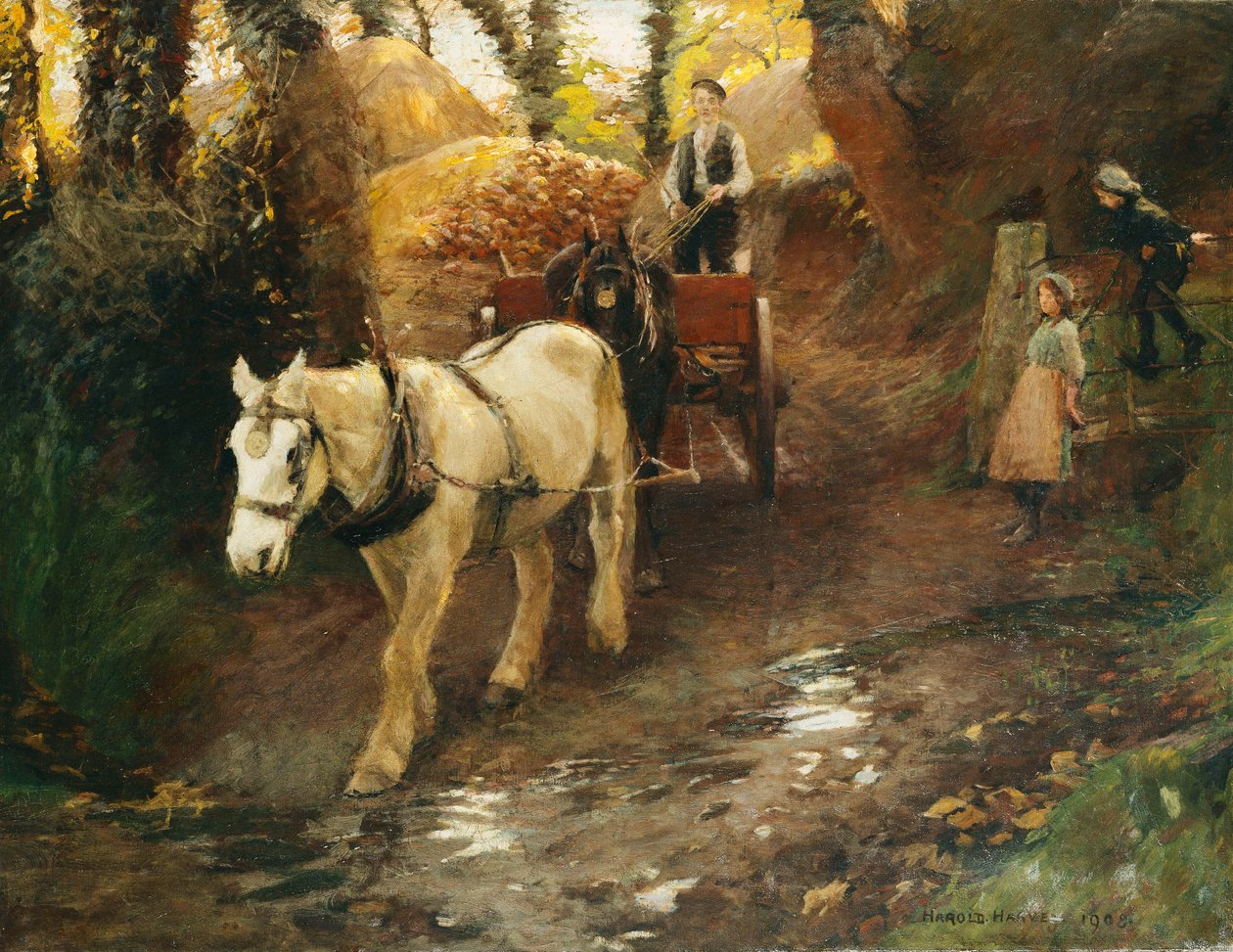 Brama Farmy autorstwa Harold Harvey