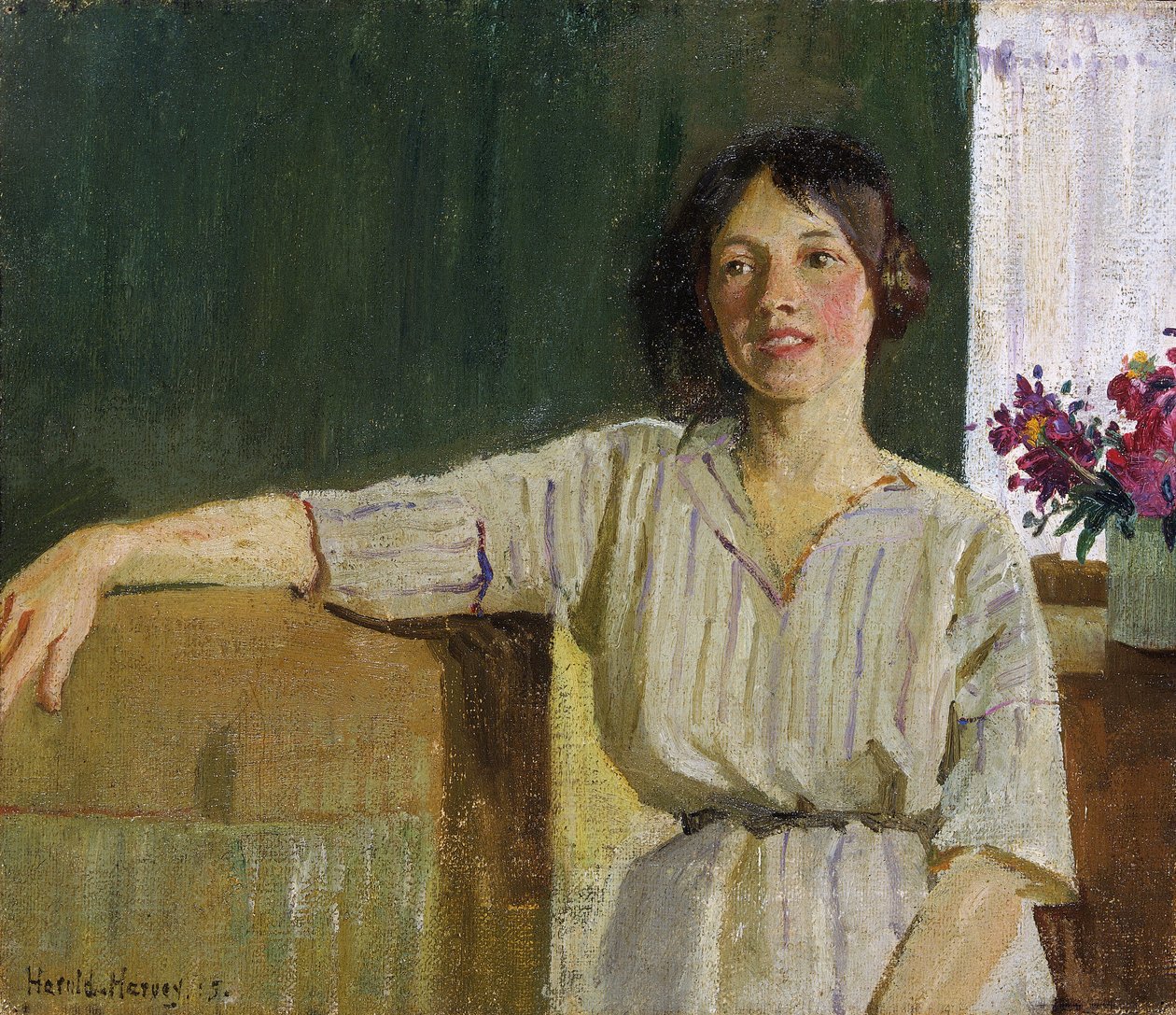 Model artysty, Newlyn autorstwa Harold Harvey
