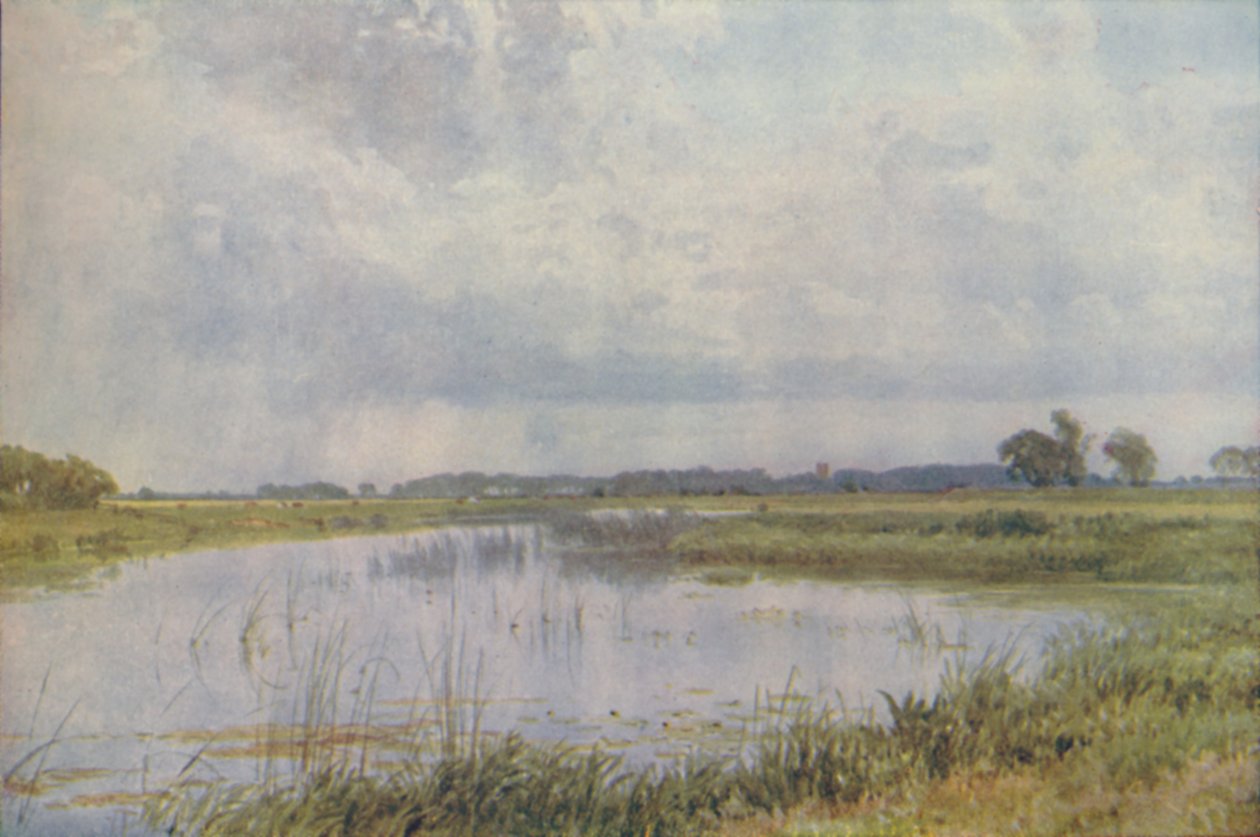 Rzeka na równinie, 1910 autorstwa Harold Sutton Palmer