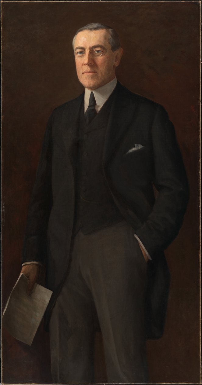 Woodrow Wilson, 1919. autorstwa Harriet Anderson Stubbs Murphy