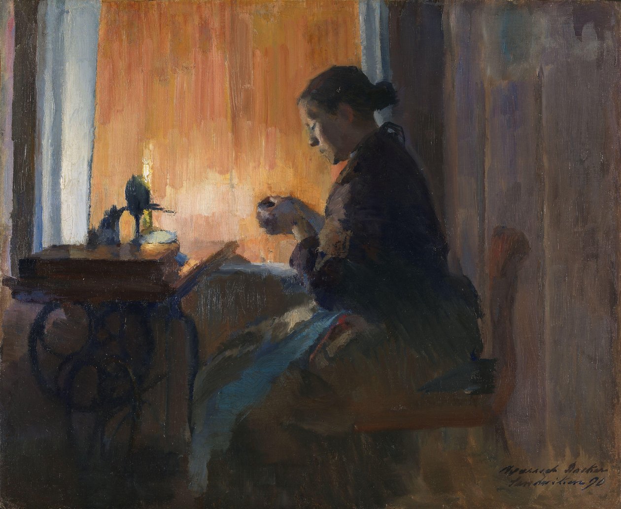 Światłem Lampy autorstwa Harriet Backer
