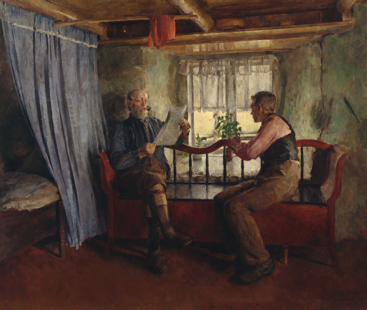 W wiejskim salonie autorstwa Harriet Backer