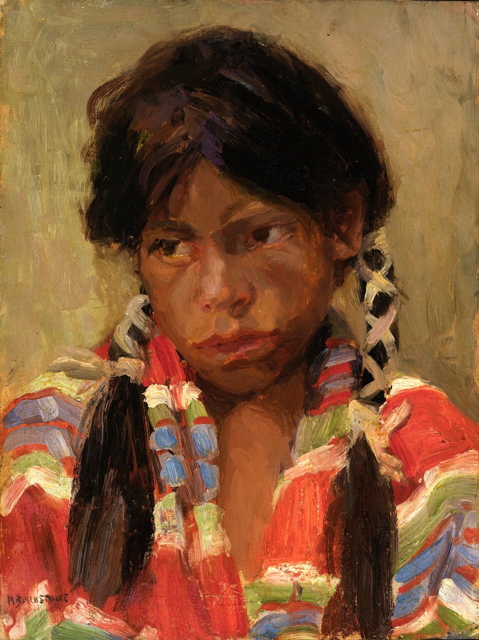 Indiański chłopiec (Joe Archelita) autorstwa Harriet Blackstone