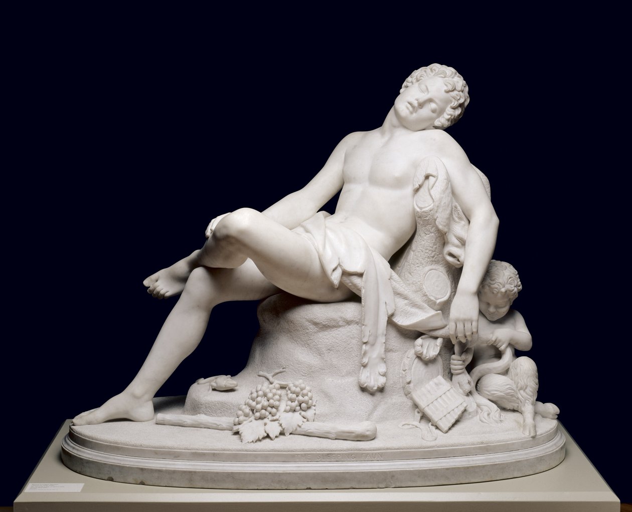 Śpiący Faun, model 1864, wyrzeźbiony ok. 1870. autorstwa Harriet Goodhue Hosmer
