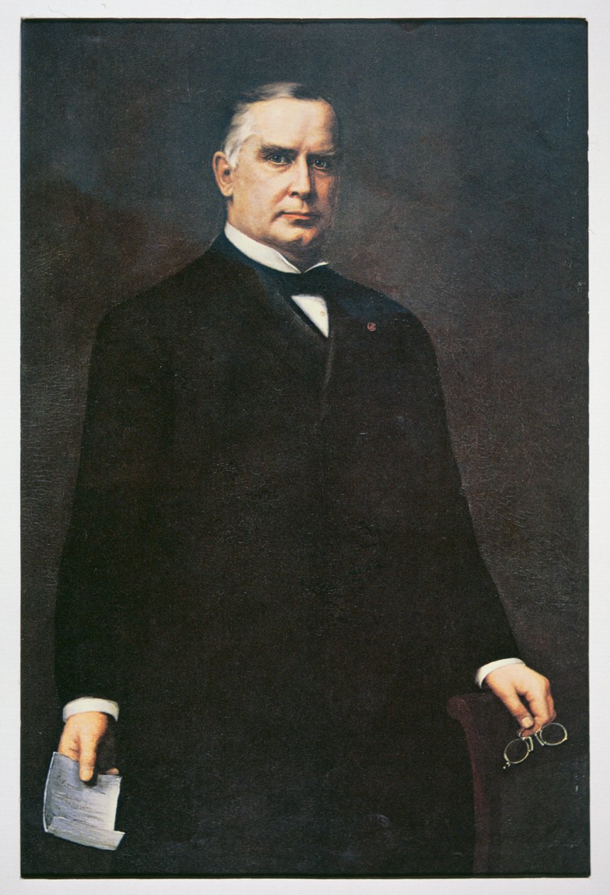 Prezydent William Mckinley (olej na płótnie) autorstwa Harriet Murphy