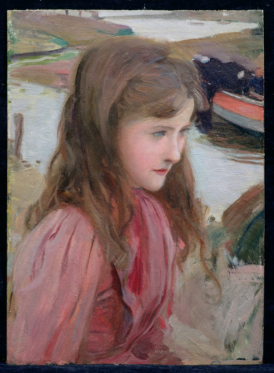 Studium młodej dziewczyny, 1898 autorstwa Harrington Mann