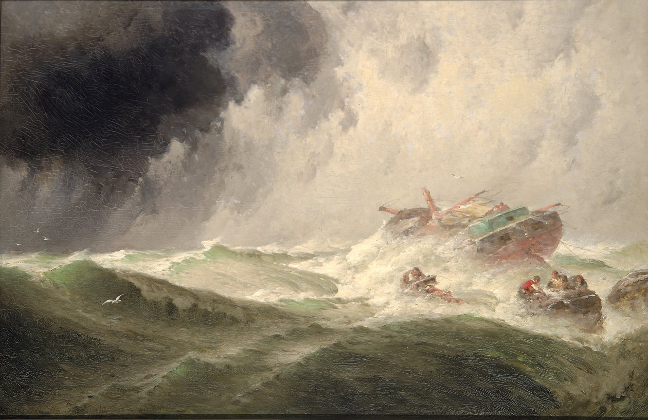 Wrak, 1901. autorstwa Harrington Fitzgerald
