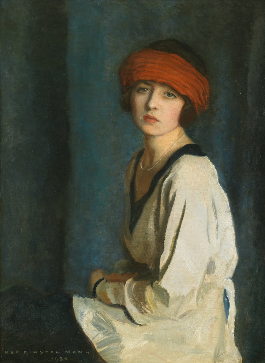 Czerwony Kapelusz, 1920 autorstwa Harrington Mann