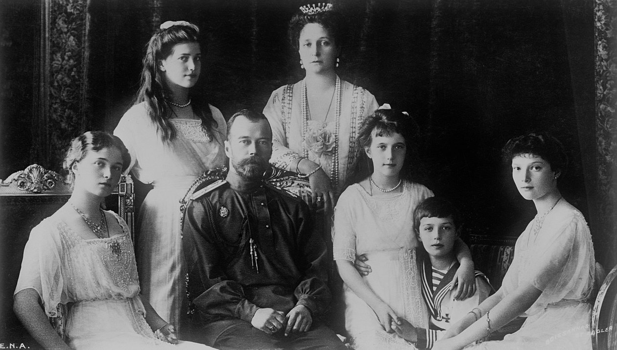 rosyjska rodzina królewska autorstwa Harris & Ewing