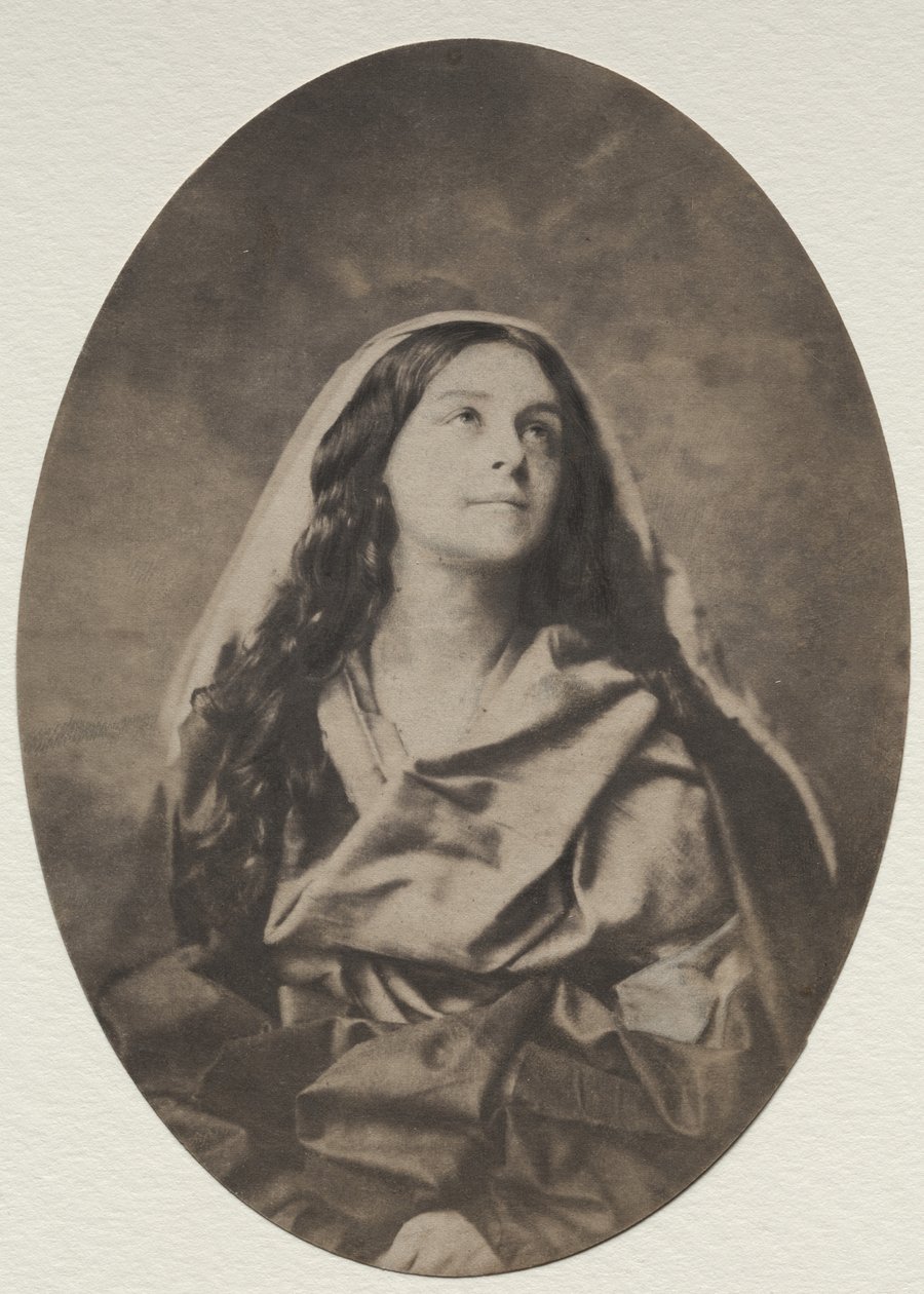 Alegoryczne studium kobiety, koniec lat 50. XIX wieku. autorstwa Harrison