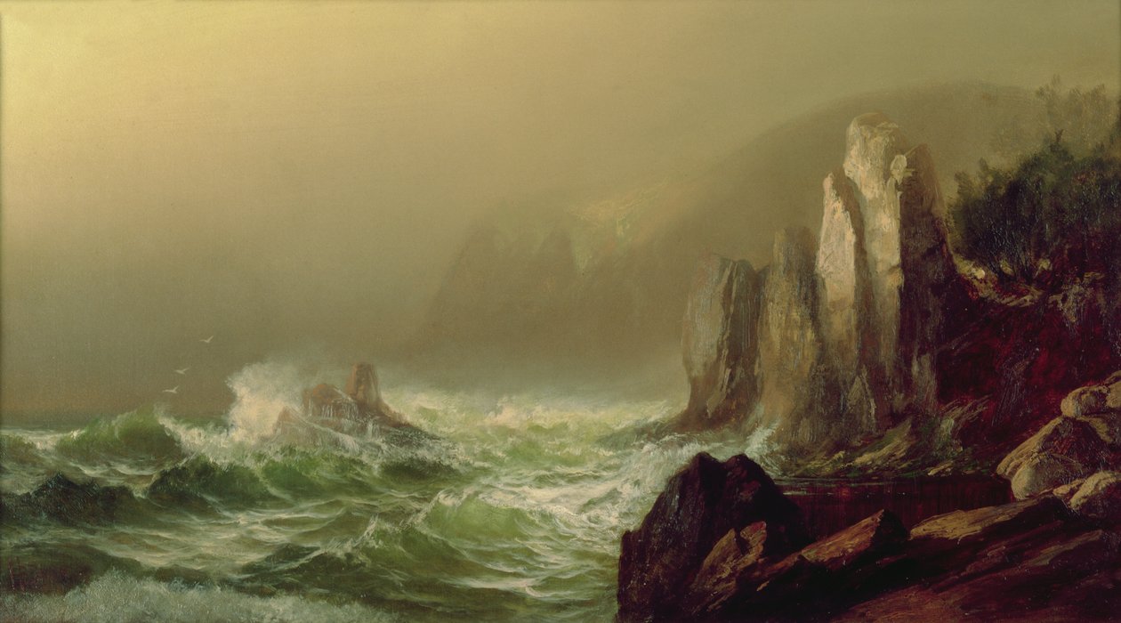 Wyspa Grand Manan (olej na płótnie) autorstwa Harrison Bird Brown