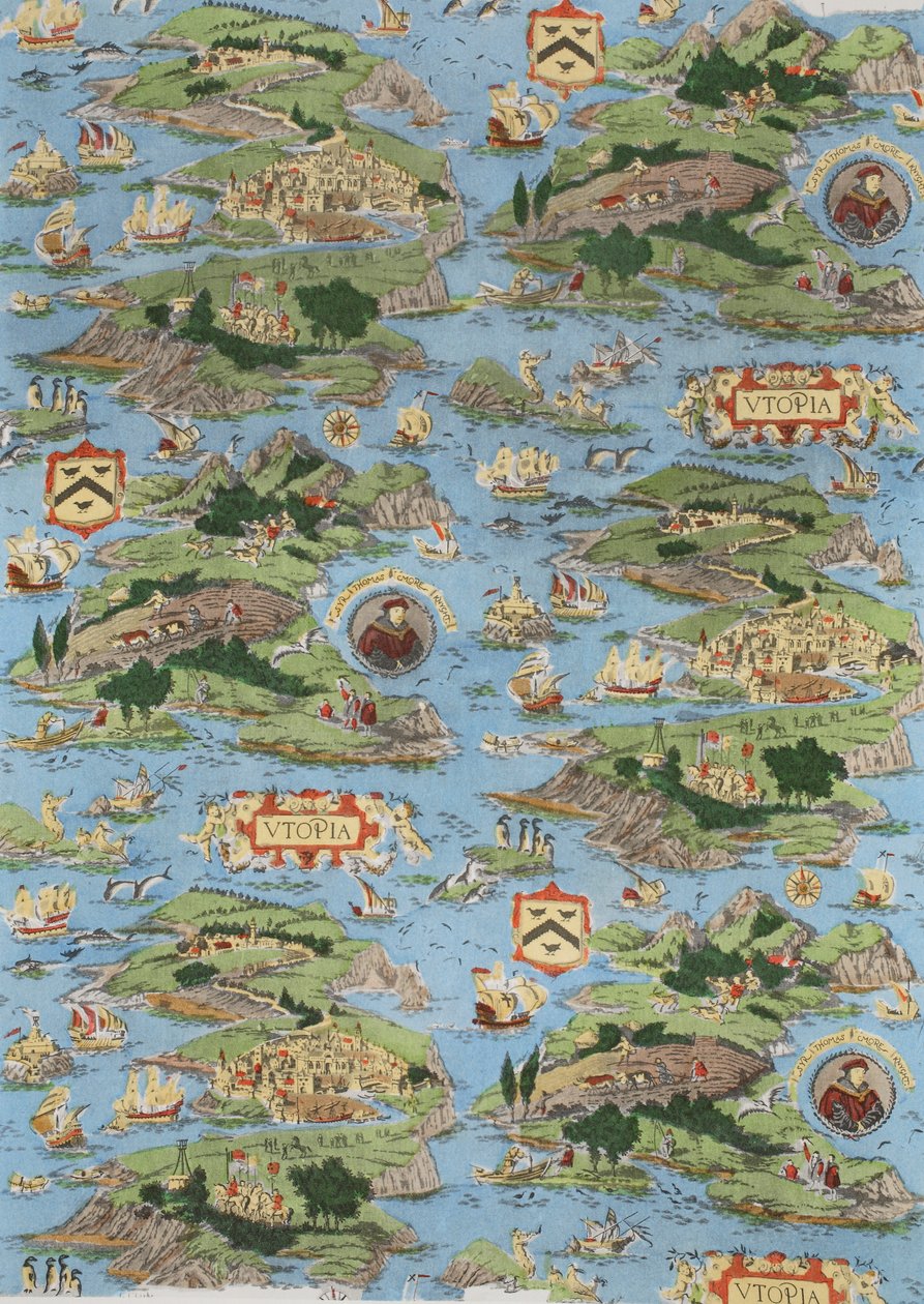 Utopia, wyd. 1933 autorstwa Harry Wearne