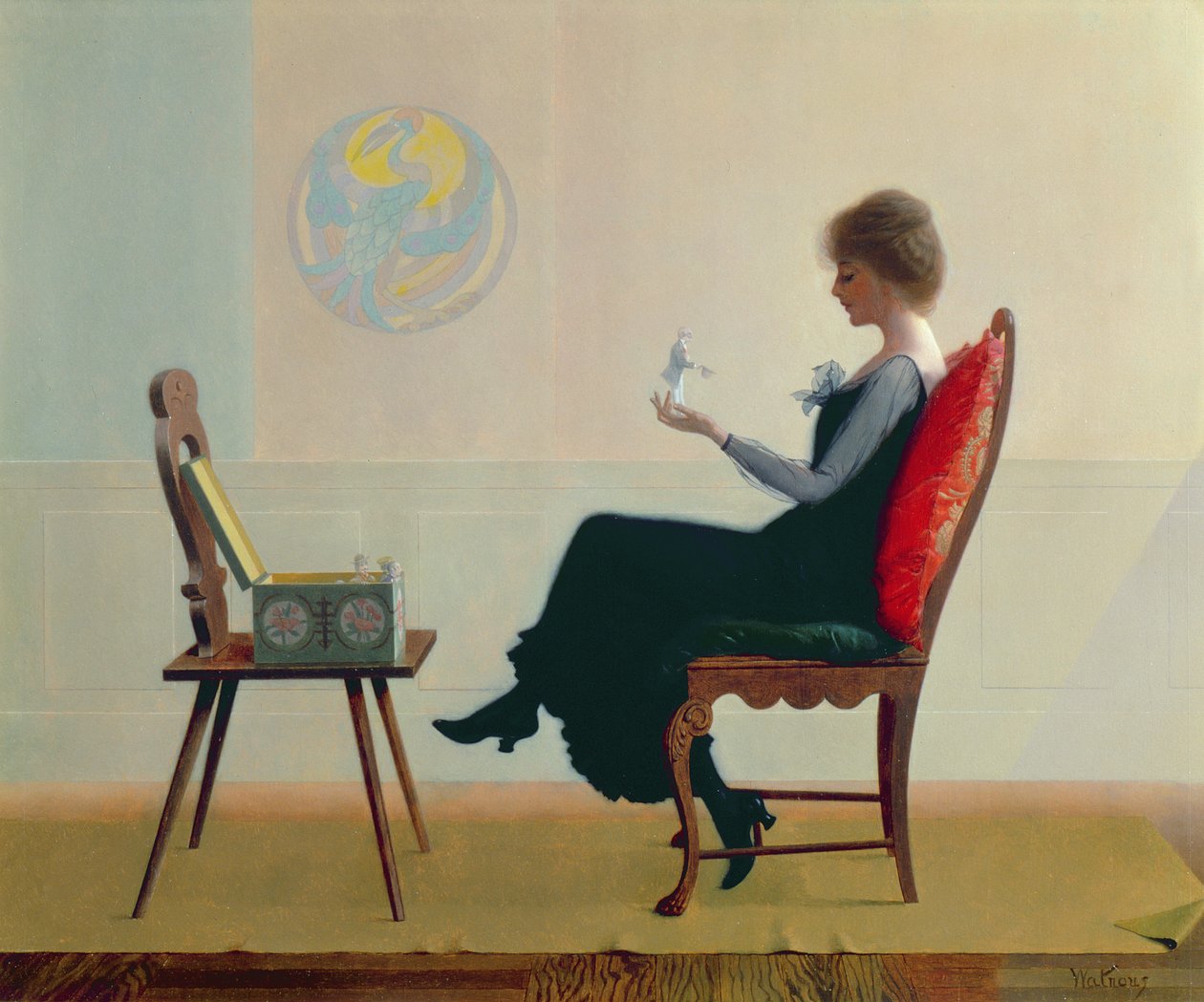 Zalotnicy, ok. 1910 autorstwa Harry Wilson Watrous