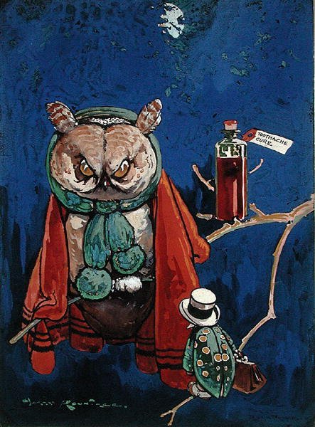 Ból zęba (kolor ciała na papierze) autorstwa Harry Rountree