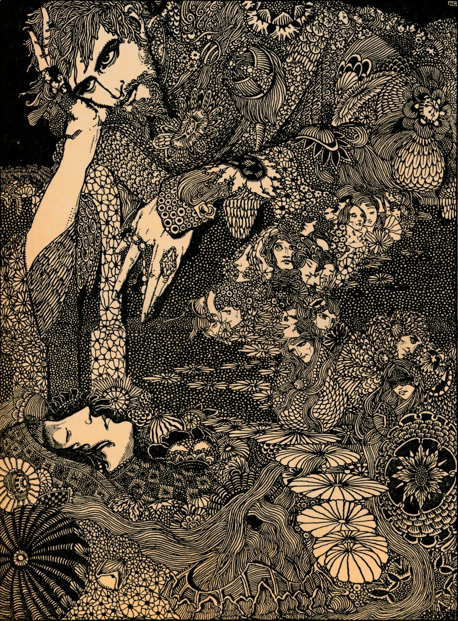 Morella, ok. 1920 autorstwa Harry Clarke