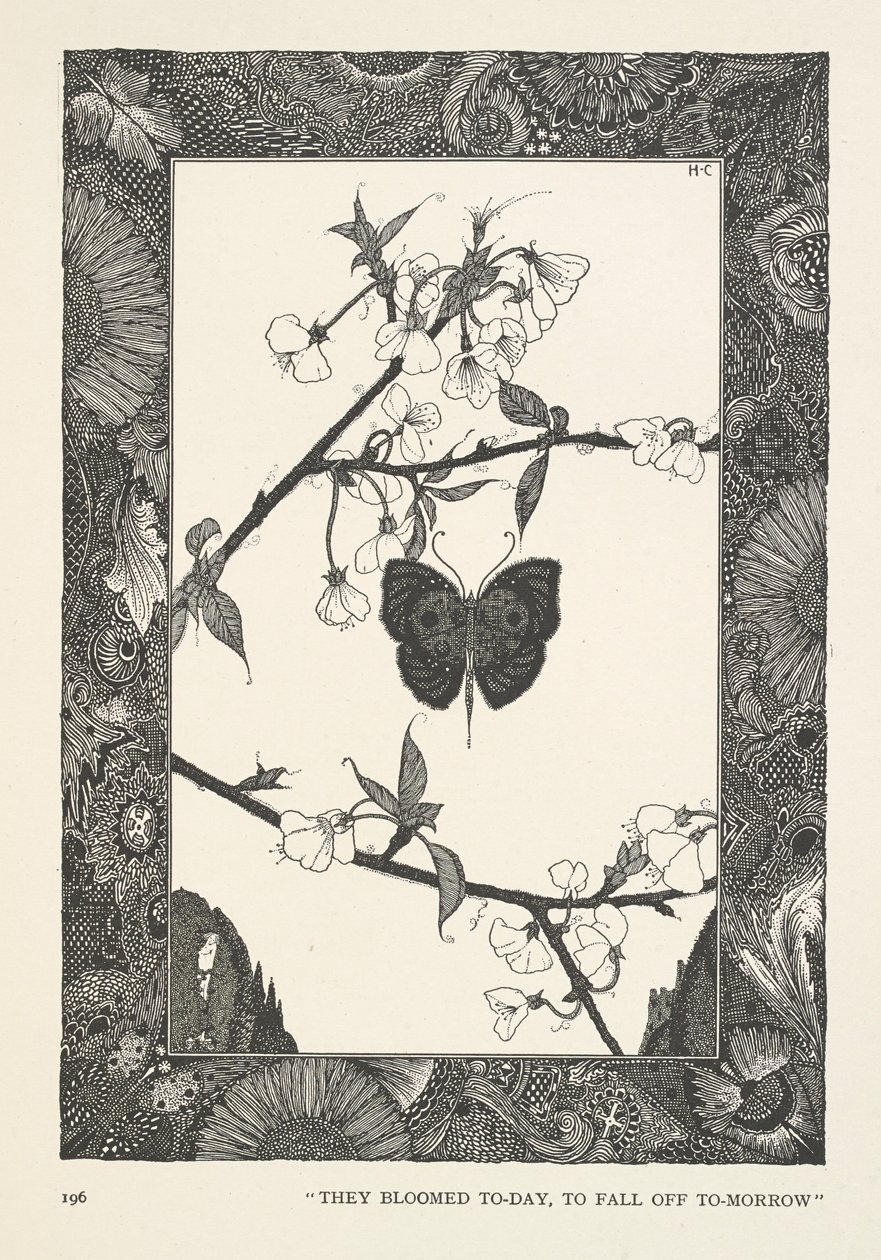 Motyl. Dziś zakwitły, jutro opadną. autorstwa Harry Clarke