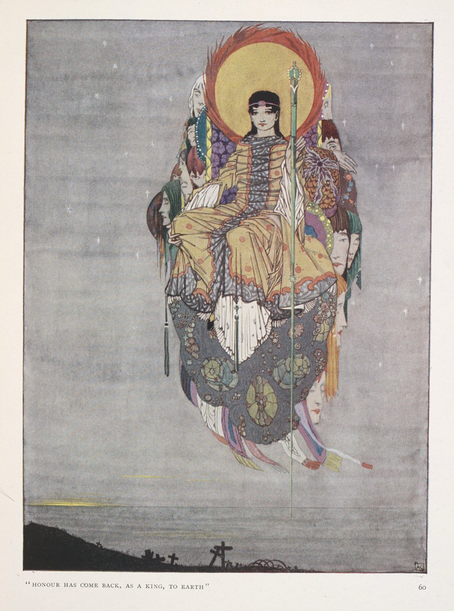 Śmierć. „Honor powrócił jako król na ziemię” autorstwa Harry Clarke