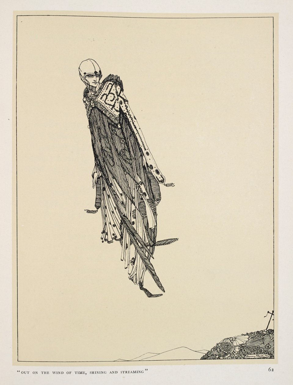 Wielki Kochanek. „Na wietrze czasu,   lśni i płynie” autorstwa Harry Clarke