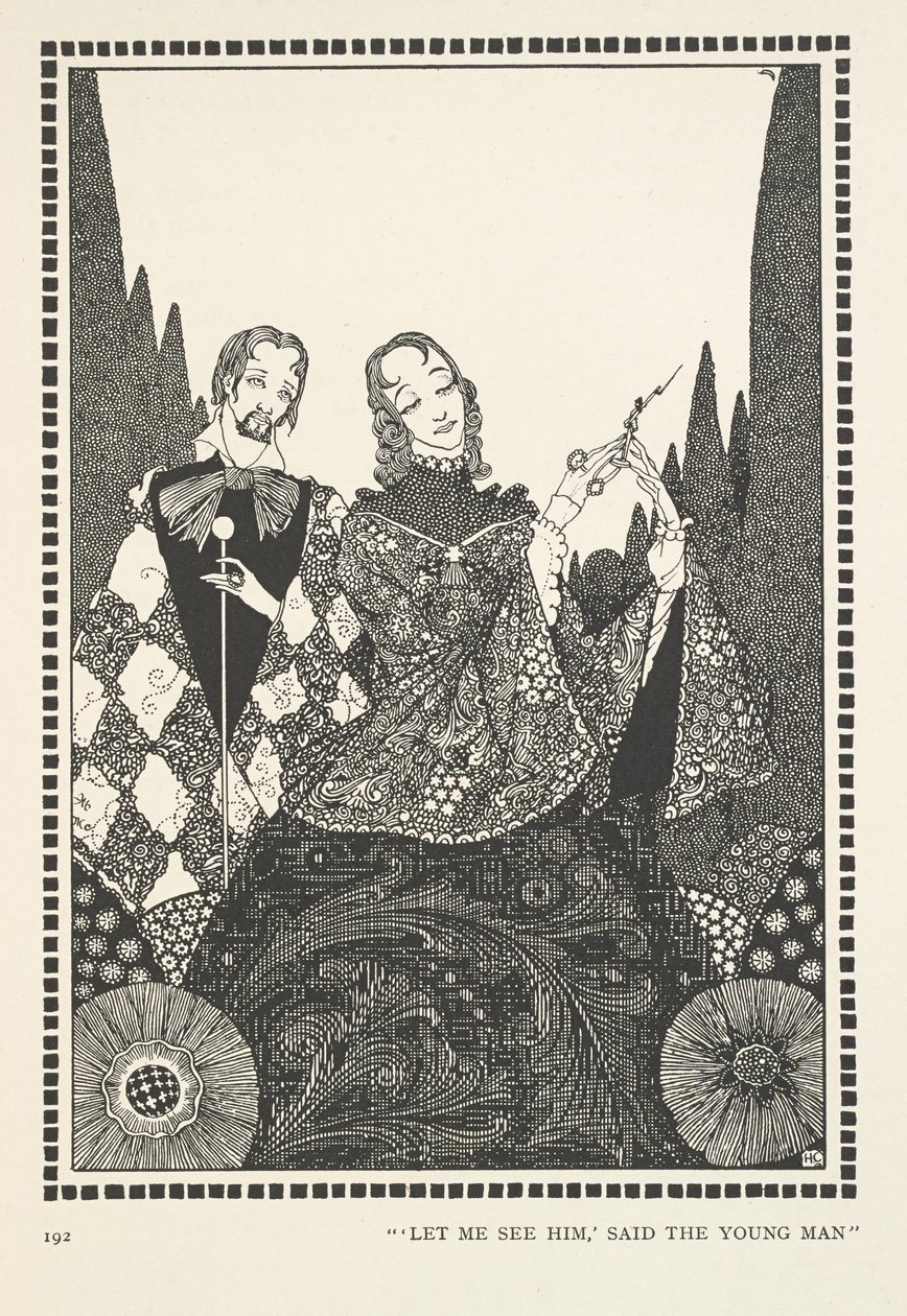 Stary Dom. „Pozwól mi go zobaczyć” – powiedział młody człowiek. autorstwa Harry Clarke