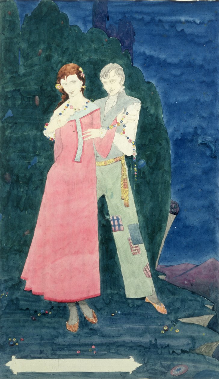 Playboy świata zachodniego J.M. Synge (1861-1909), projekt dla Okna Genewskiego autorstwa Harry Clarke