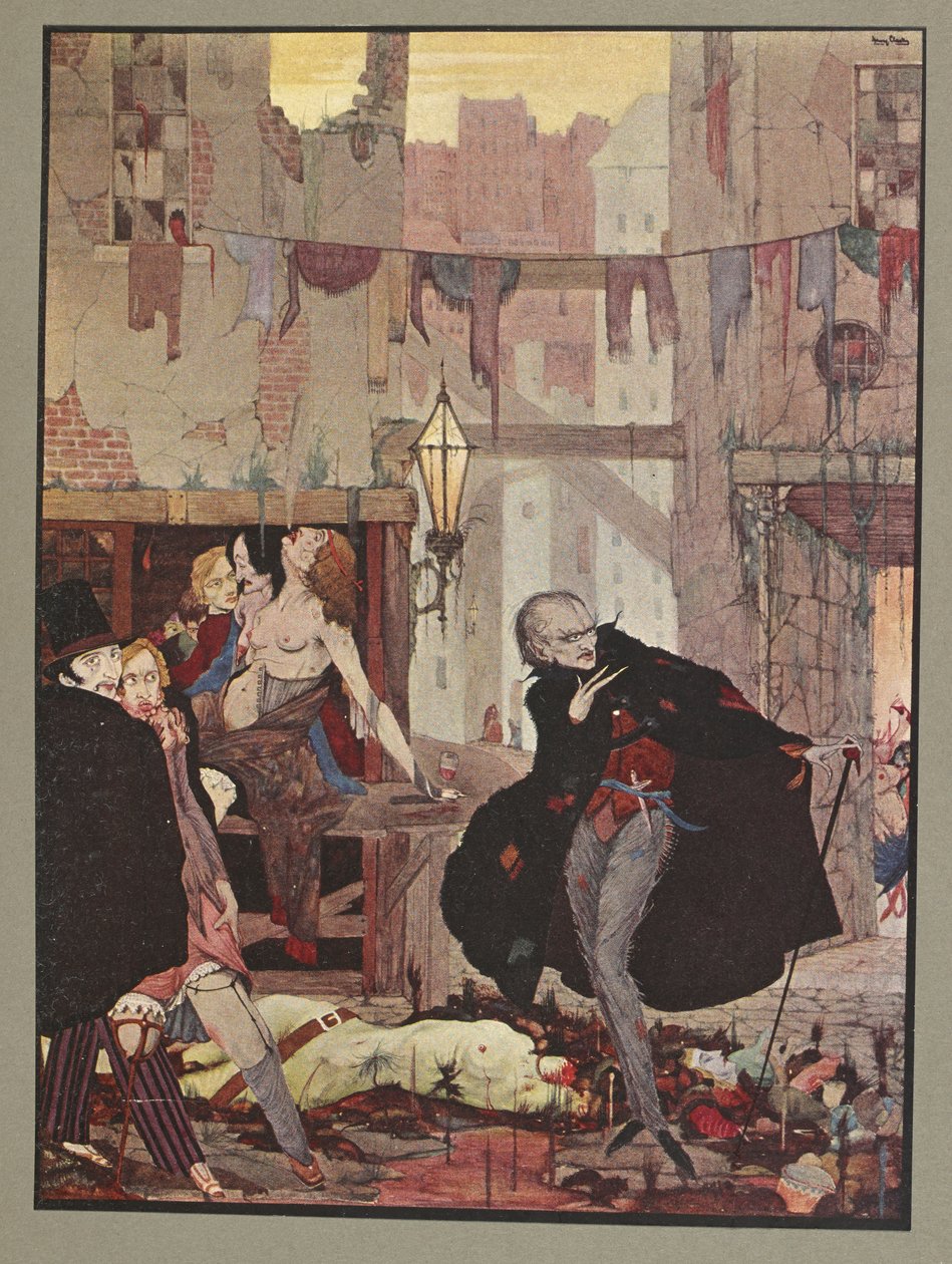 Człowiek z tłumu autorstwa Harry Clarke