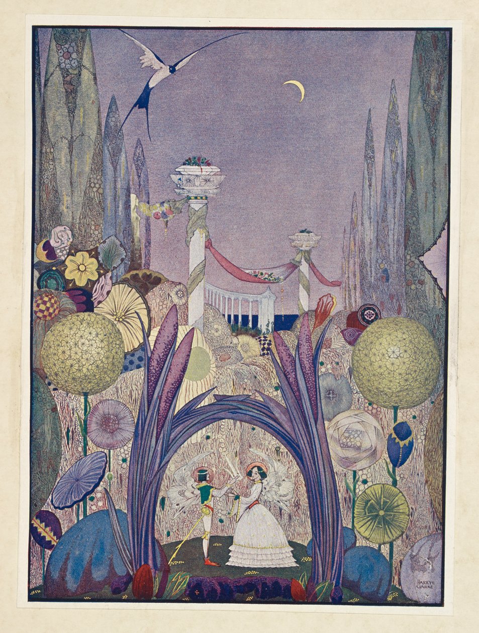 Calineczka Powinna być Królową Wszystkich Kwiatów. autorstwa Harry Clarke