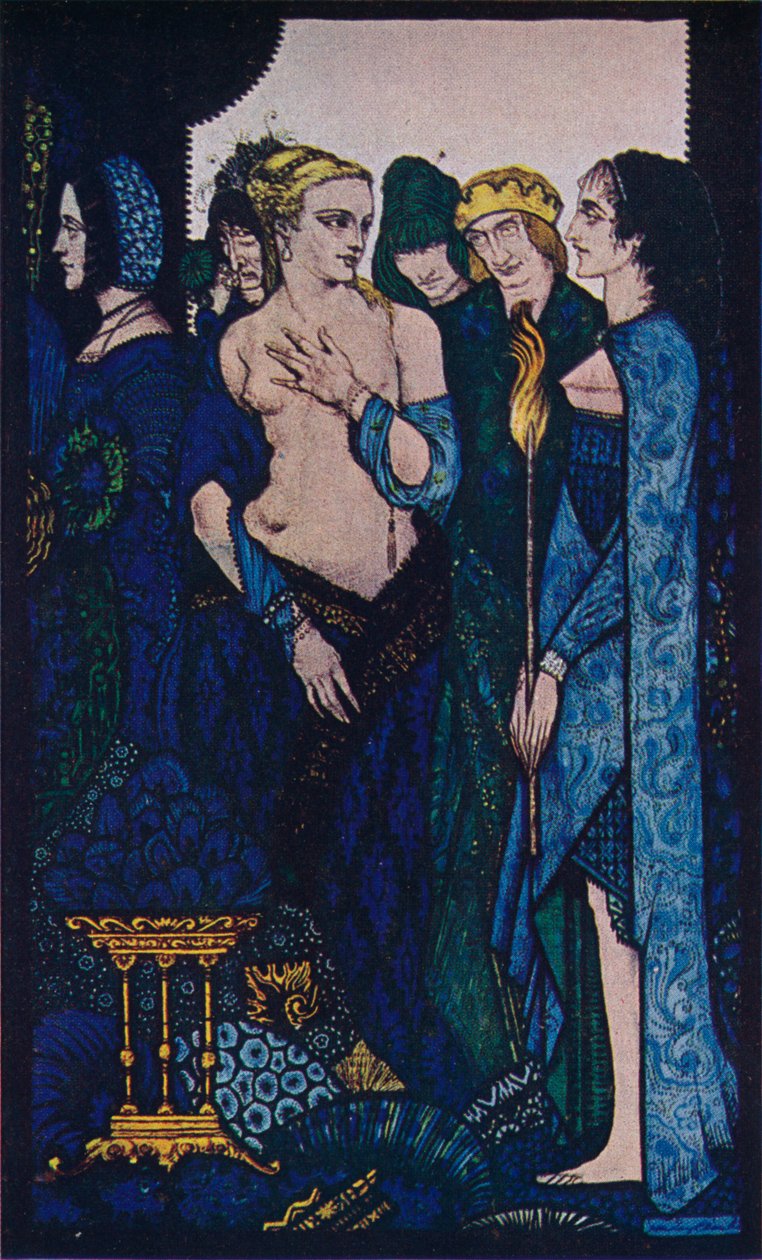 Nazwaliśmy Lukrecję Crivelli i Panią Tycjan, ok. 1910 r. autorstwa Harry Clarke