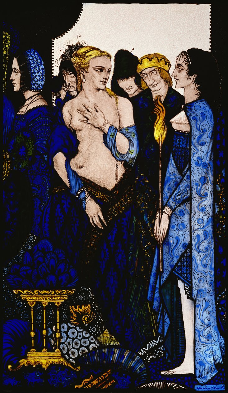 „Nazwaliśmy Lukrecję Crivelli i Damę Tycjana z Bursztynowym Brzuchem” Ilustracja Harry