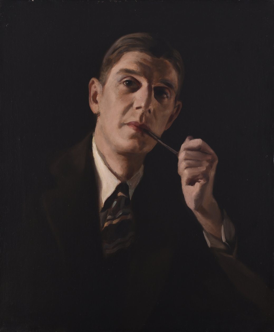 Portret mężczyzny palącego fajkę autorstwa Harry Dixon