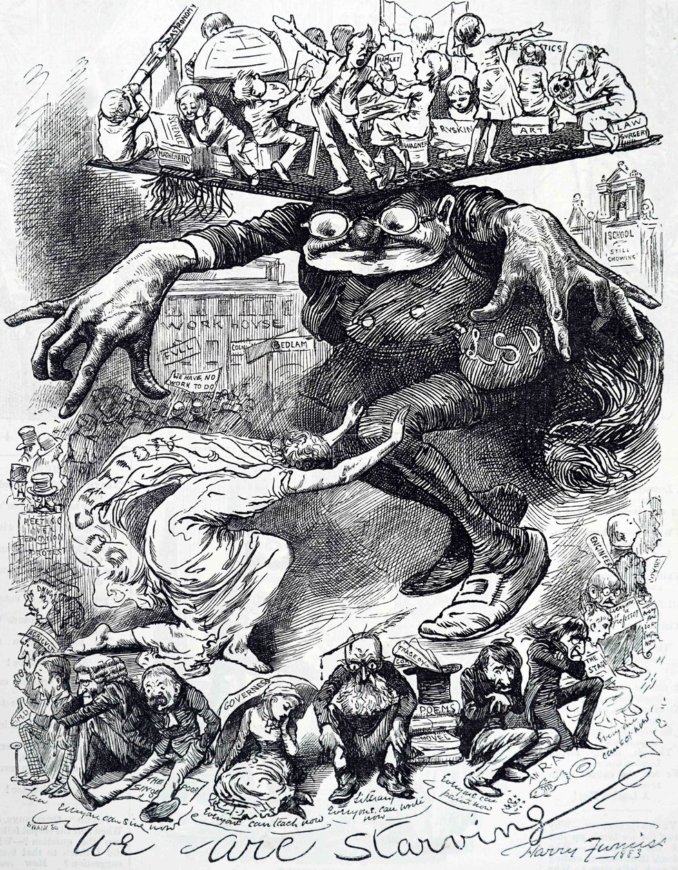 Board schools.polish autorstwa Harry Furniss