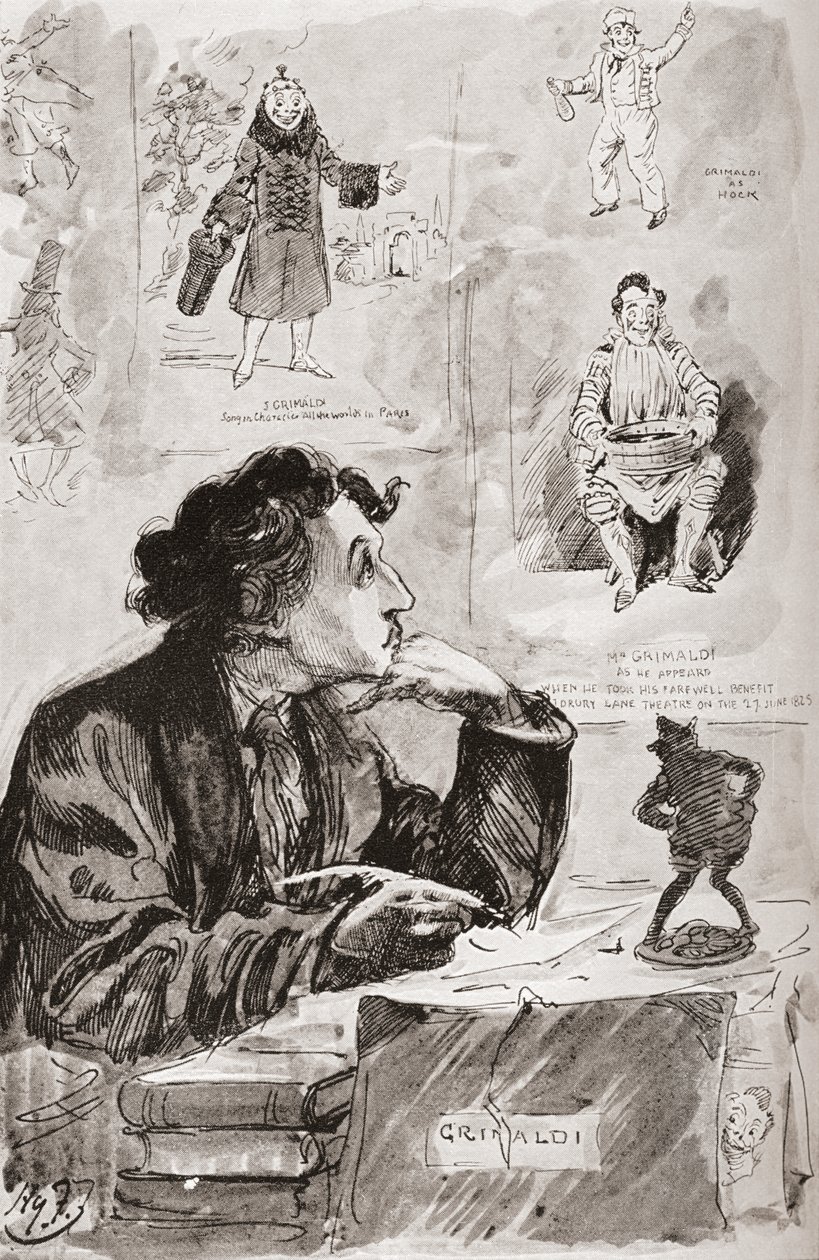 Wspomnienia Grimaldiego. Ilustracja Harry