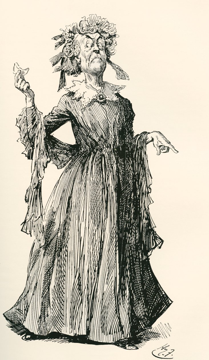 Ciotka pana F. Ilustracja Harry