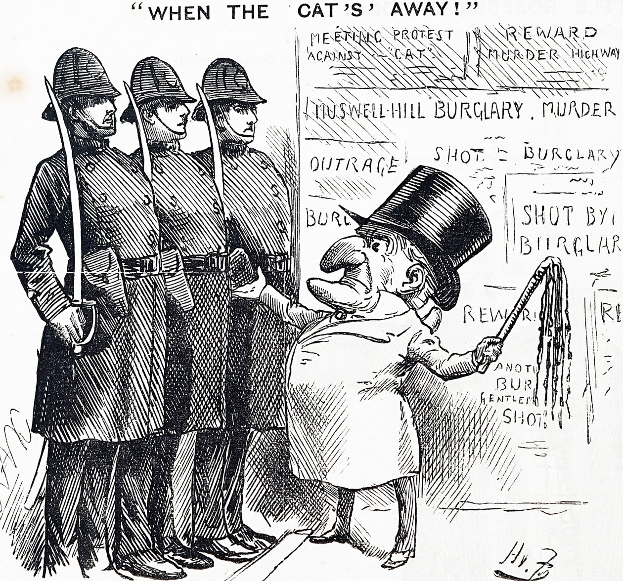 Kiedy kota nie ma autorstwa Harry Furniss