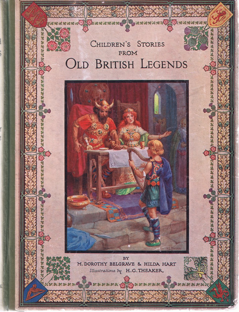 Przednia okładka (kolorowa litografia) autorstwa Harry George Theaker