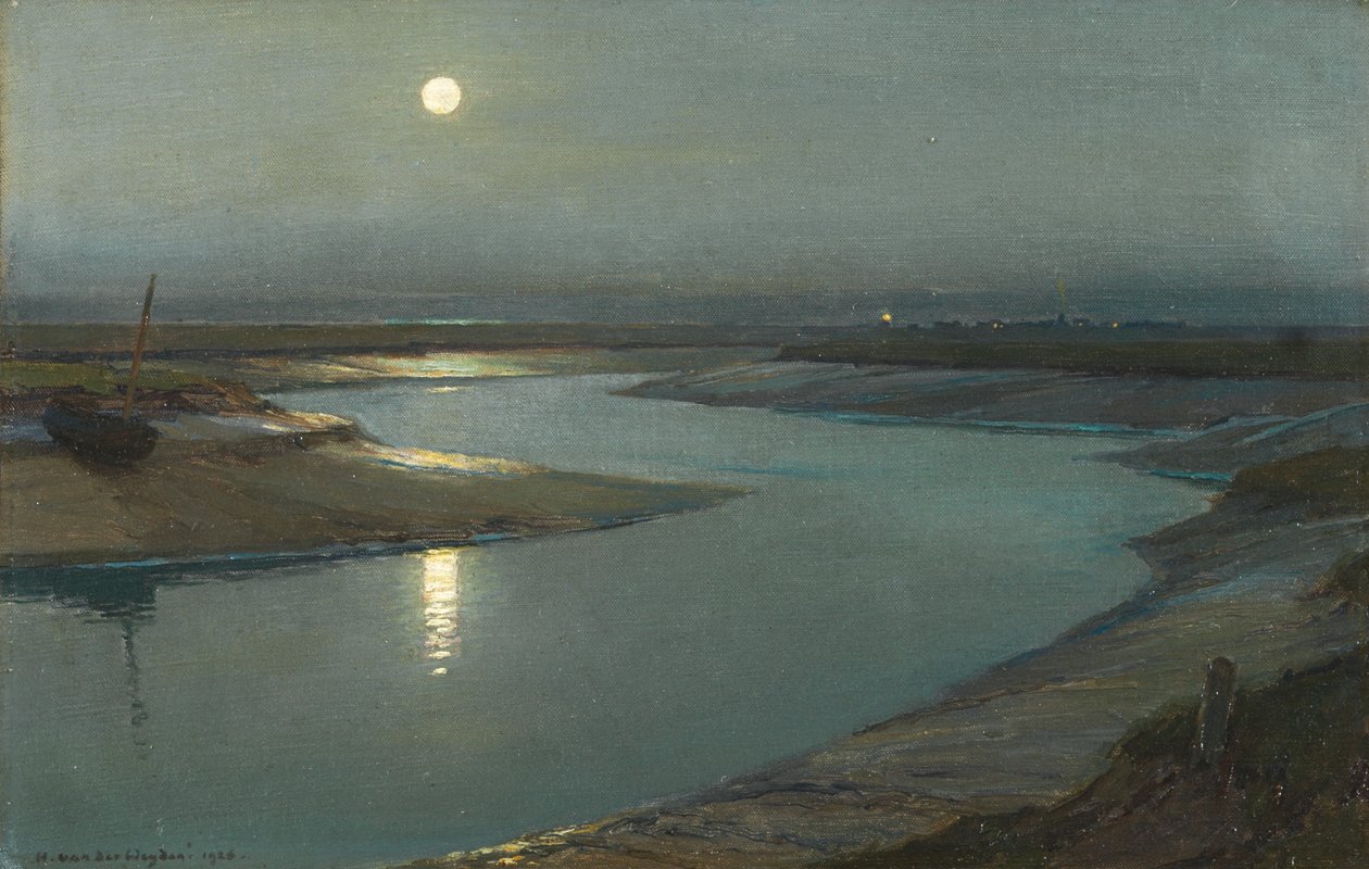 Coastwise Lights, ok. 1923 r. (olej na płótnie) autorstwa Harry van der Weyden