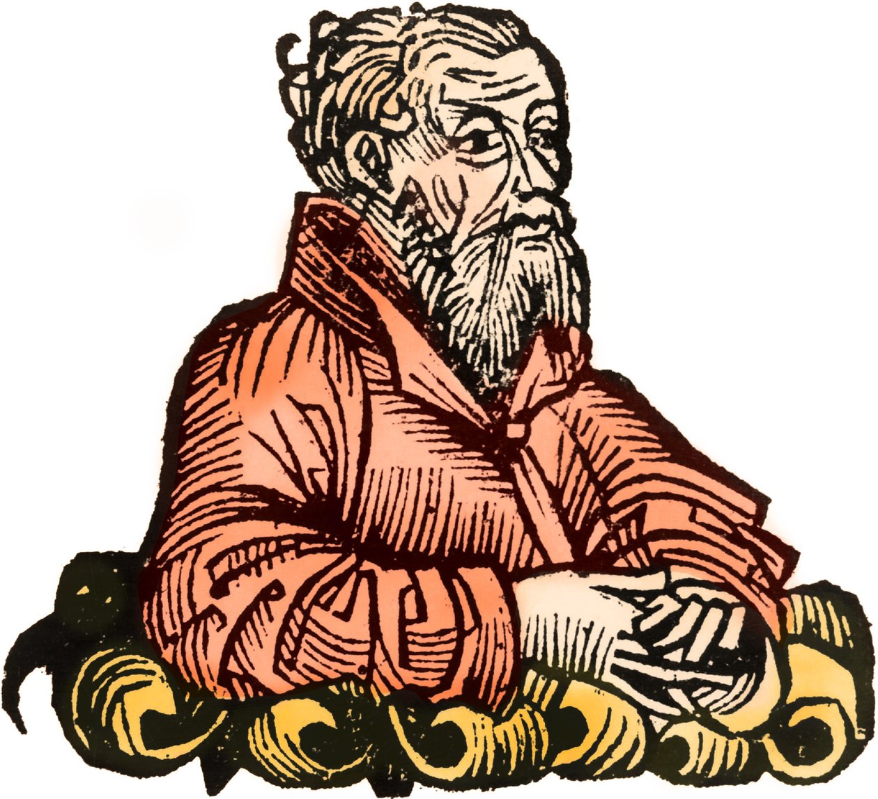 Portret Strabona, 1493 autorstwa Hartmann Schedel