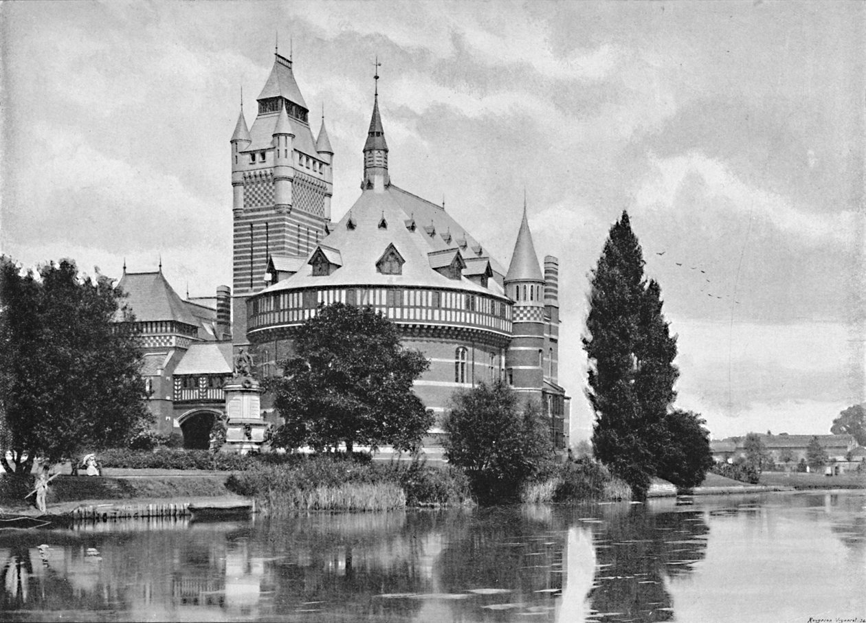 Pomnik Szekspira, Stratford-On-Avon, ok. 1896 r. autorstwa Harvey Barton