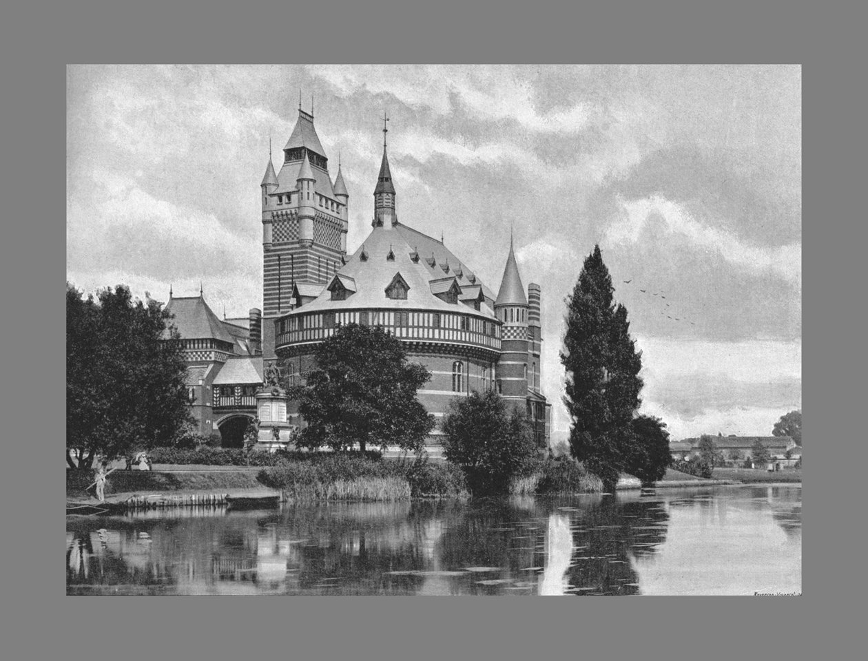 Pomnik Szekspira, ok. 1900 autorstwa Harvey Barton