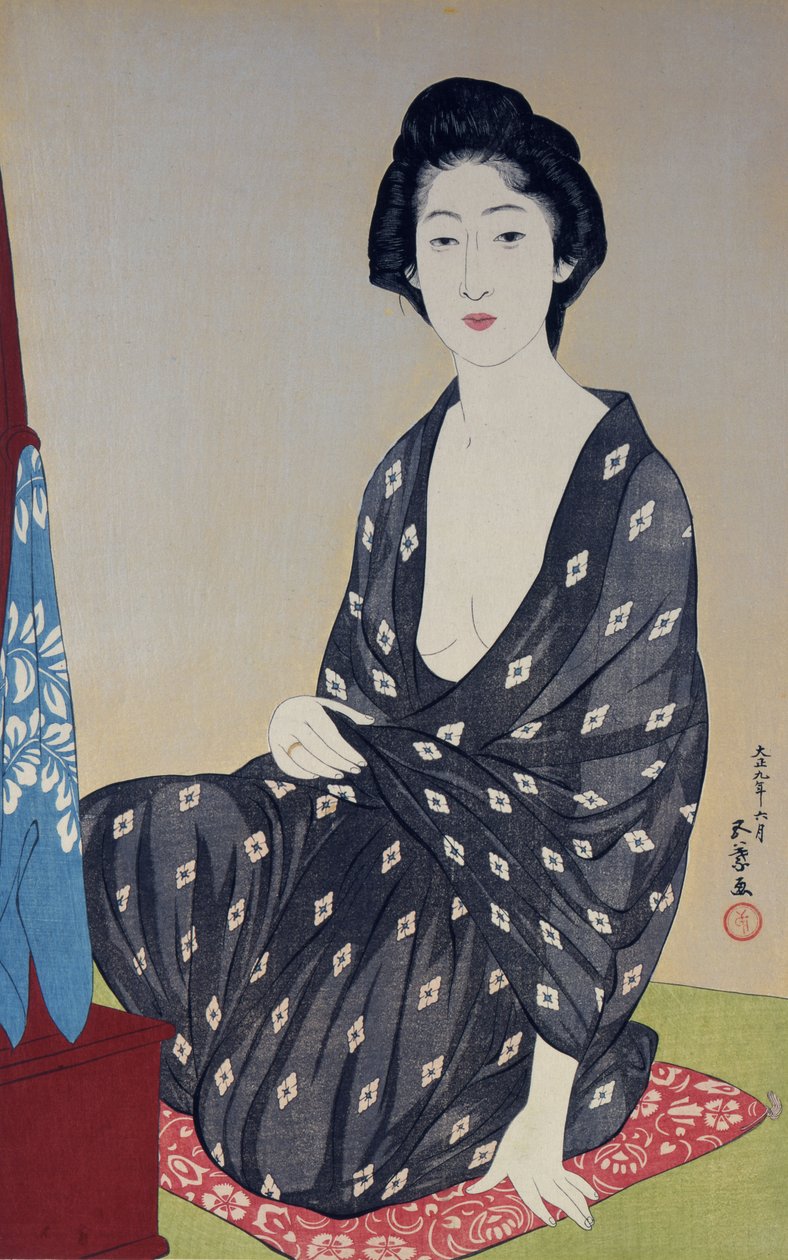 Kobieta latem autorstwa Goyo Hashiguchi