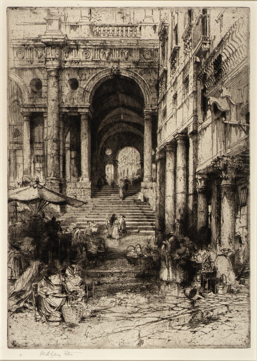 Mały Rynek, Vincenzia autorstwa Hedley Fitton