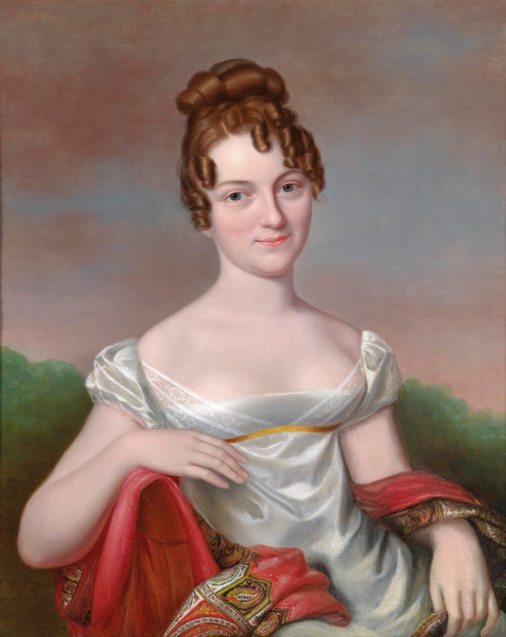 Portret młodej damy autorstwa Heinrich Abel Seyffert