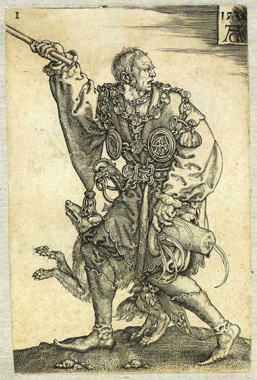 Mistrz ceremonii [z cyklu Wielcy weselni] autorstwa Heinrich Aldegrever