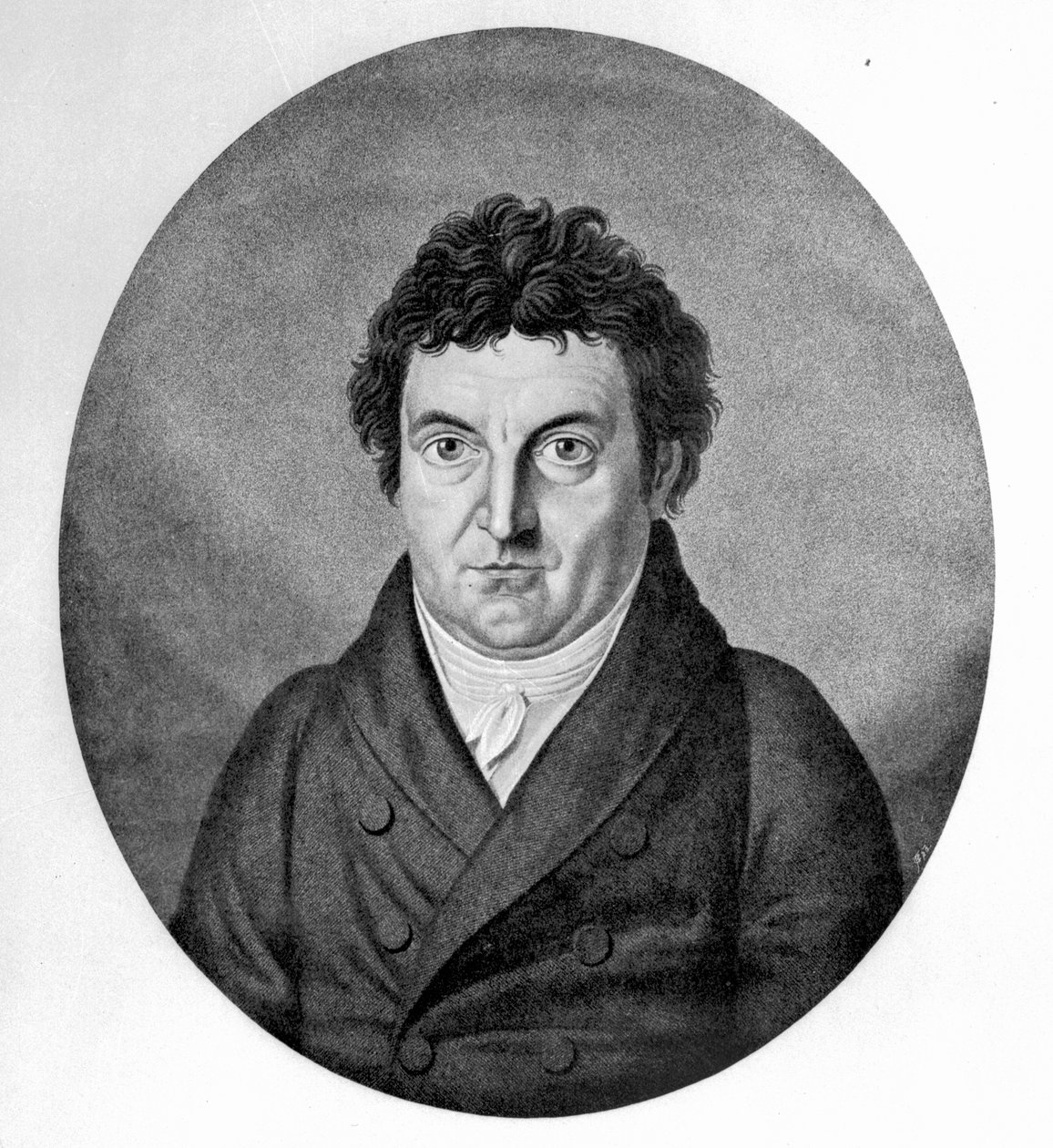 Johann Gottlieb Fichte, rytowany przez Johanna Friedricha Jugela według obrazu z 1808 r. autorstwa Heinrich Anton Dahling