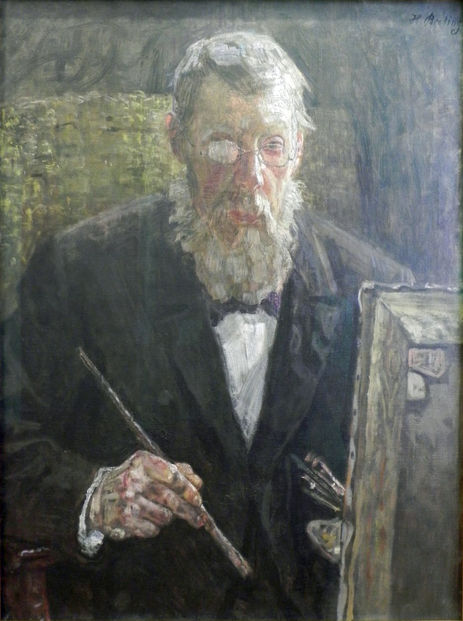 Autoportret przed sztalugą Autoportret autorstwa Heinrich Breling