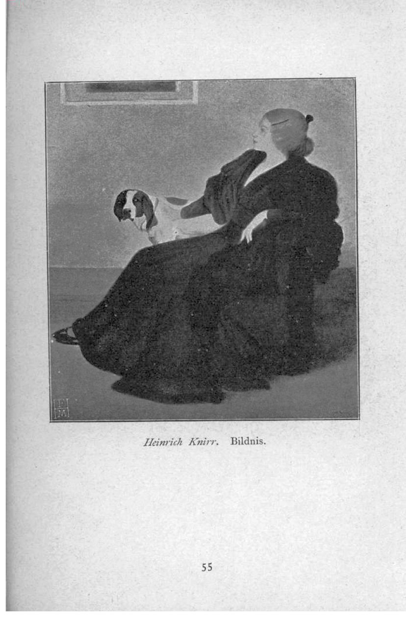 Portret autorstwa Heinrich Knirr