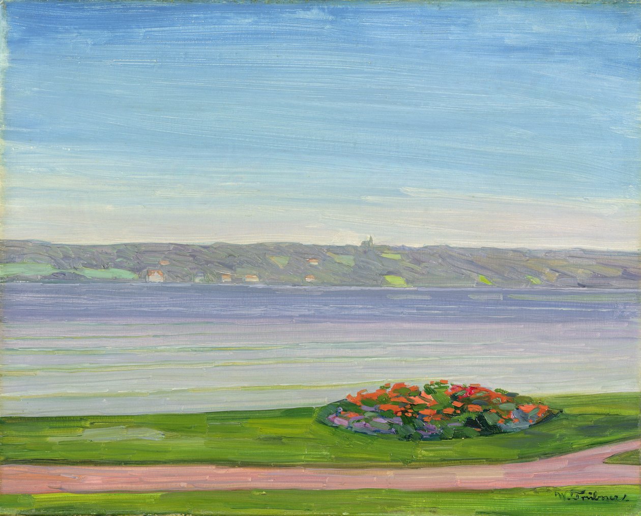 Starnberger See, 1911 autorstwa Heinrich Wilhelm Truebner