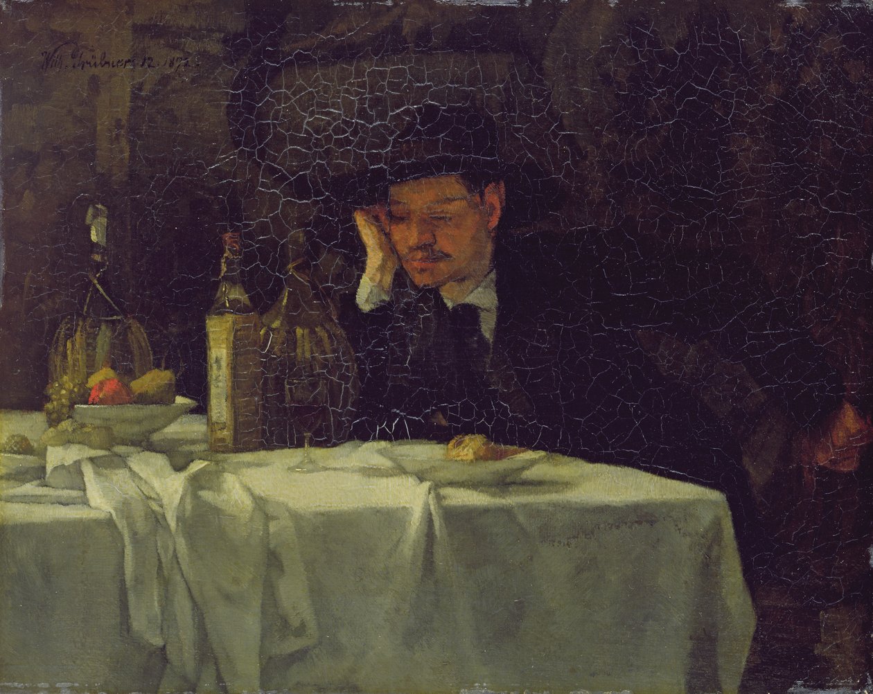 Z winem z Rzymu, 1872 autorstwa Heinrich Wilhelm Truebner