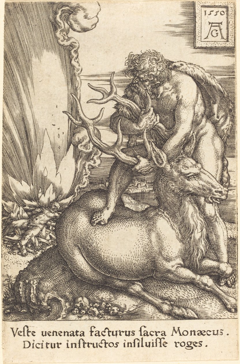Herkules i Hind autorstwa Heinrich Aldegrever
