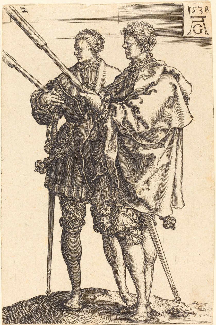 Duże tancerki ślubne autorstwa Heinrich Aldegrever