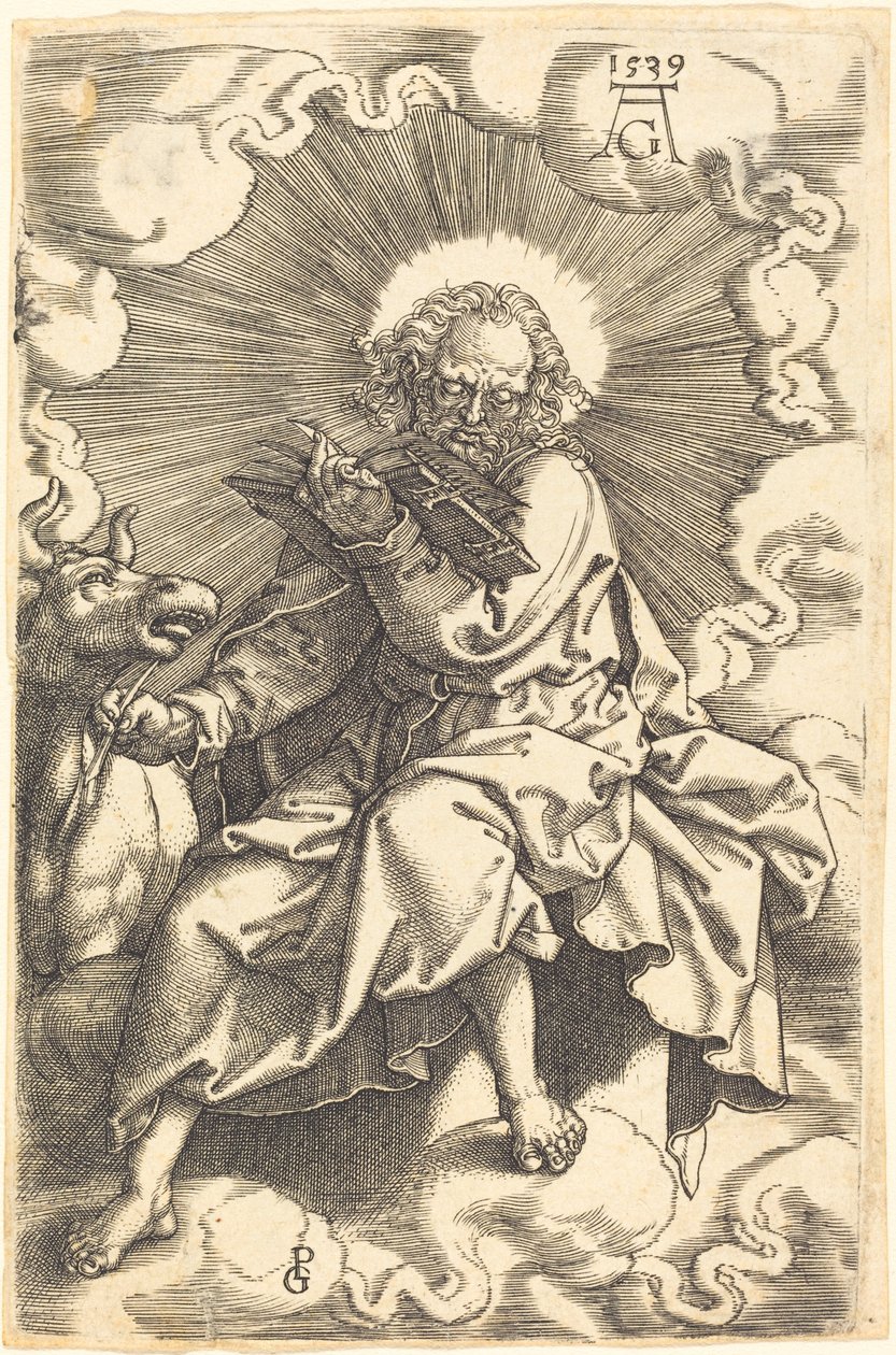 Łukasz autorstwa Heinrich Aldegrever